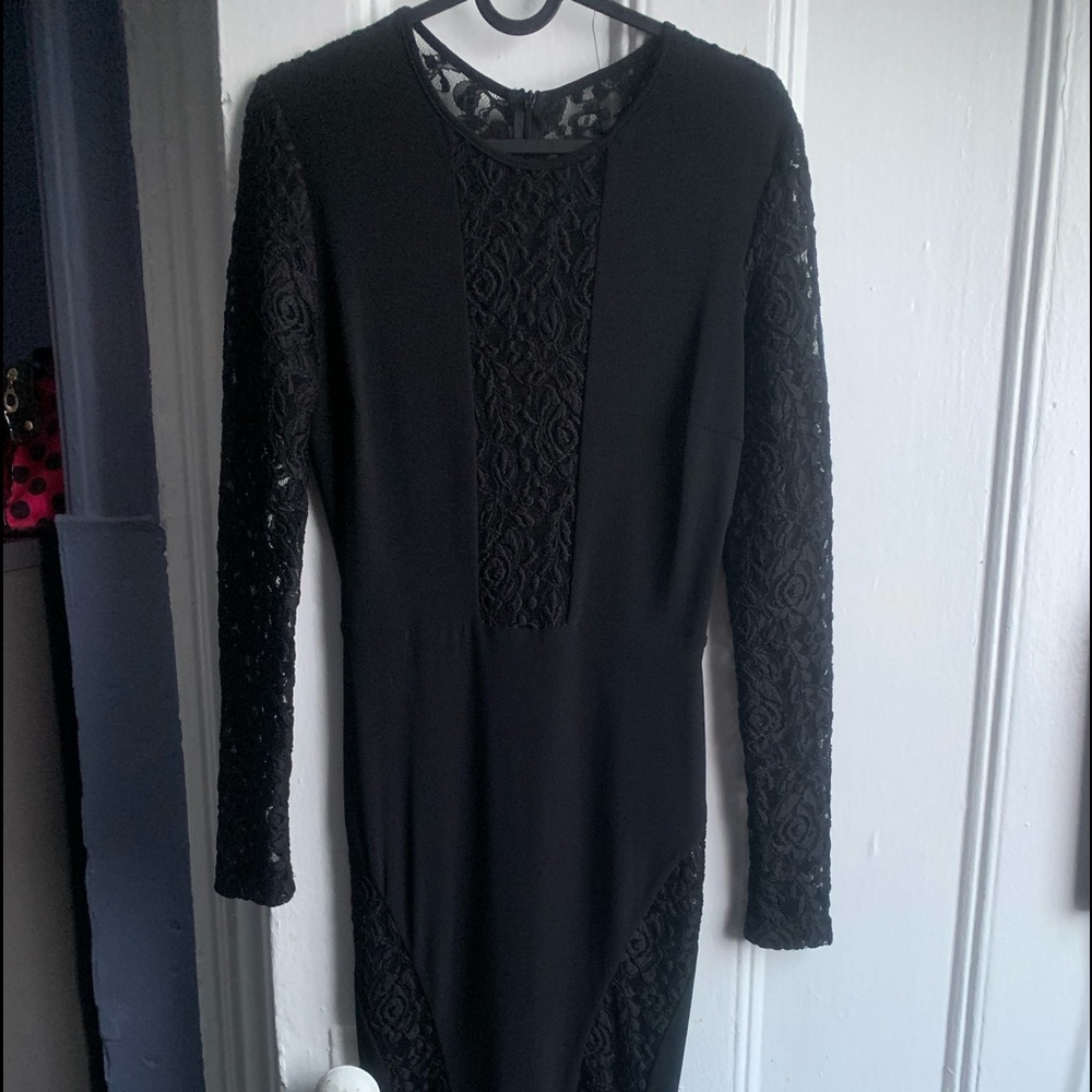 New black maxi dress
